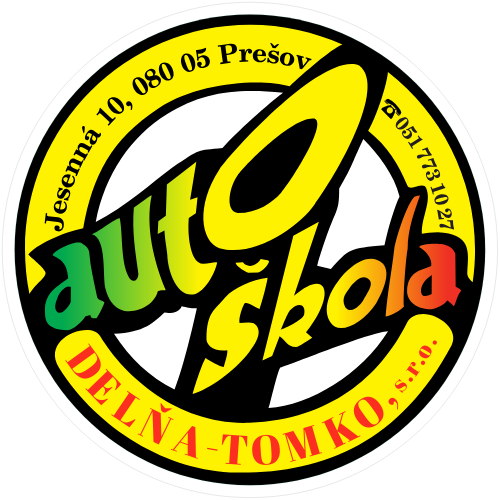 Logo Autoškola Delňa – Tomko, Prešov